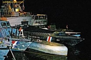 Le sous-marin intercepté