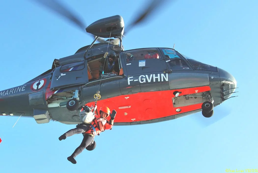 L'hélicoptère Dauphin de service public