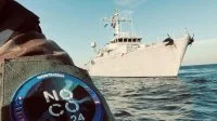 Le chasseur de mines Sagittaire pendant l'exercice Northern Coasts 2024