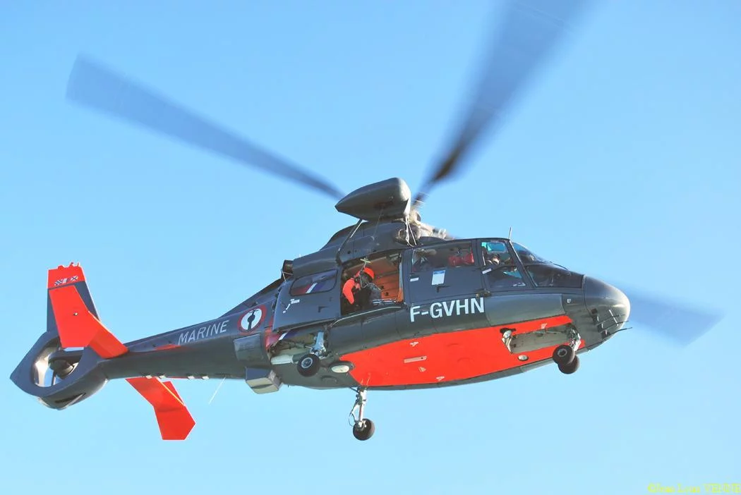 L'hélicoptère Dauphin de service public