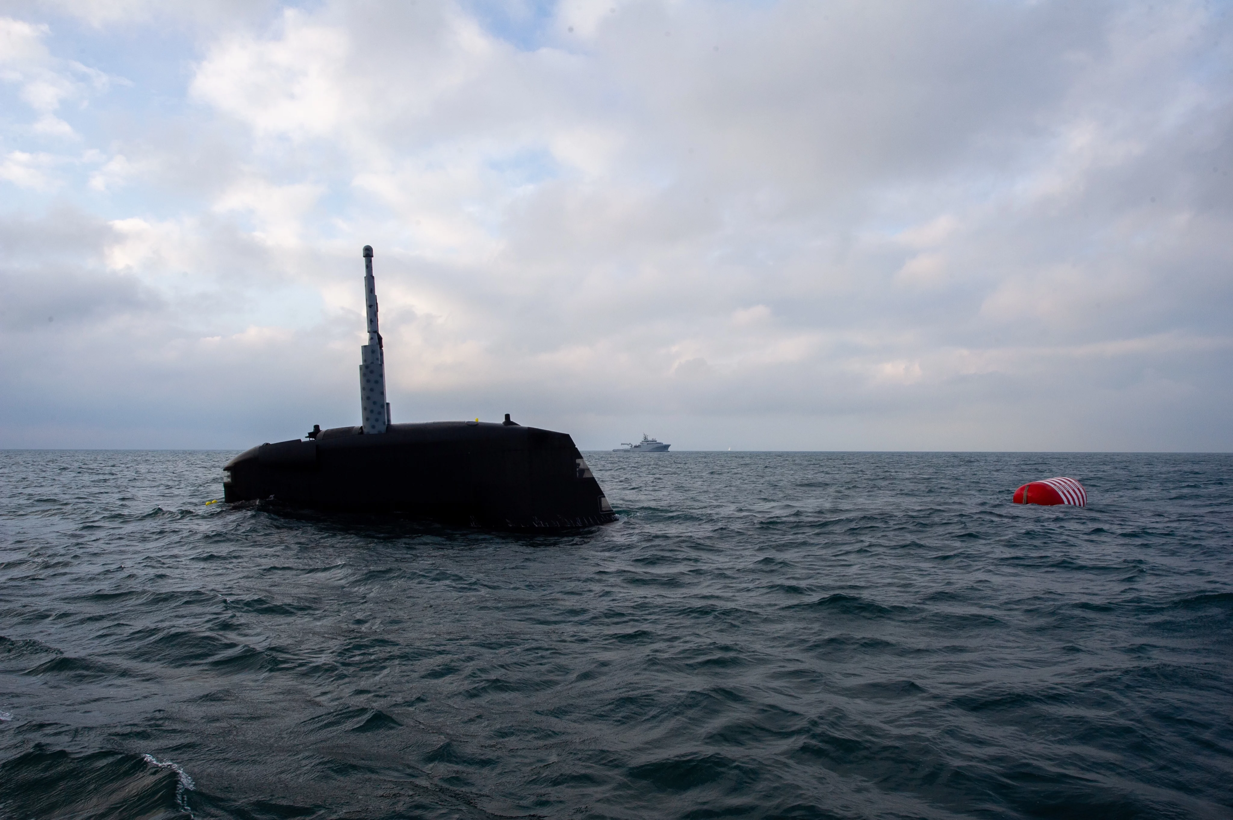 Première plongée du sous-marin Suffren
