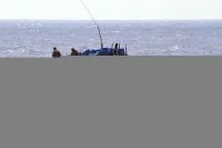 L'équipe de visite du La Moqueuse en mission de police des pêches