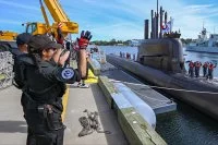 Le sous-marin sud-coréen Dosan Ahn Chang-ho accoste à la base navale d'Esquimalt (Canada)