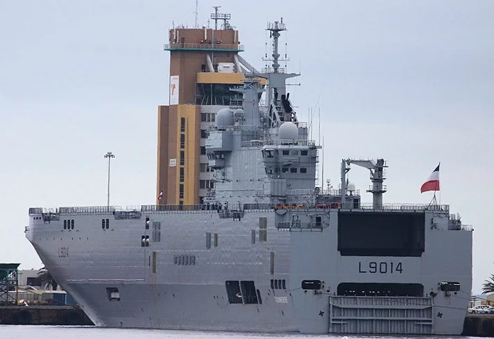 Le Tonnerre en escale au Cap (Afrique du Sud)