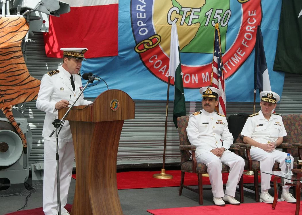 Discours de l'amiral David Engelstad