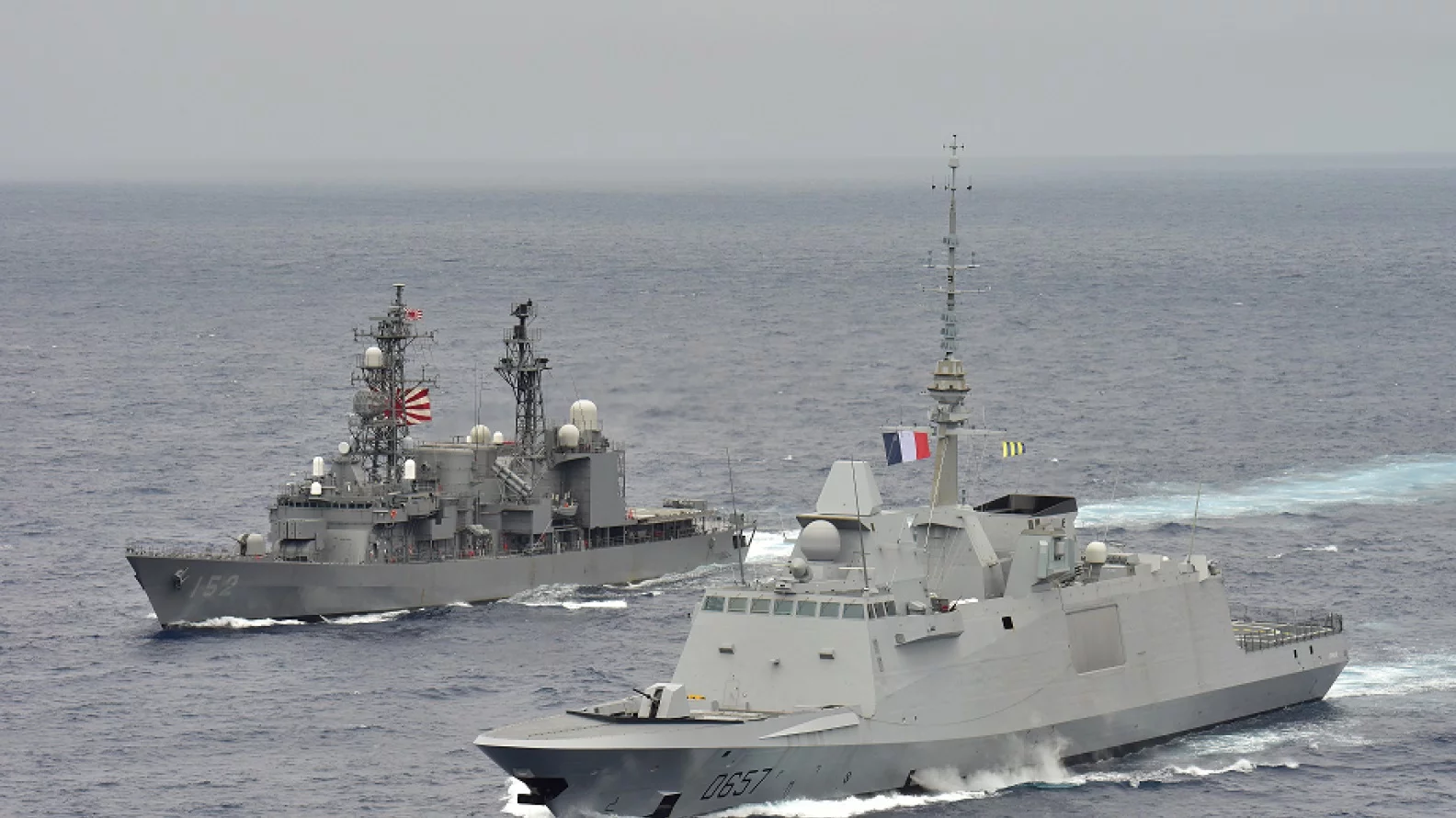 Les frégates Lorraine et Yamagiri (Japon)
