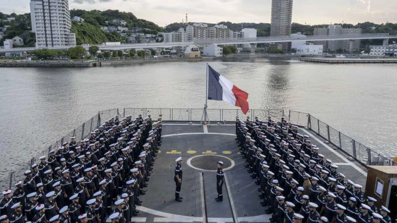 Relève d'équipage au Japon pour la frégate Bretagne