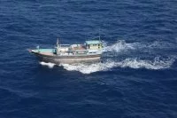 Un dhow naviguant en océan Indien