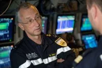 VAE Bernard-Antoine Morio de l’Isle, amiral commandant les forces sous-marines et la Force océanique stratégique (ALFOST)