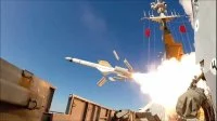 La frégate Courbet réalise avec succès un tir missile au large de Toulon