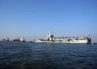 Relâche opérationnelle du porte-avions en Inde