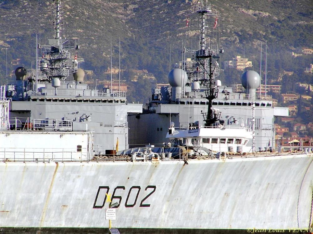 Le Foudre et le Siroco au quai dâ€™honneur de Toulon