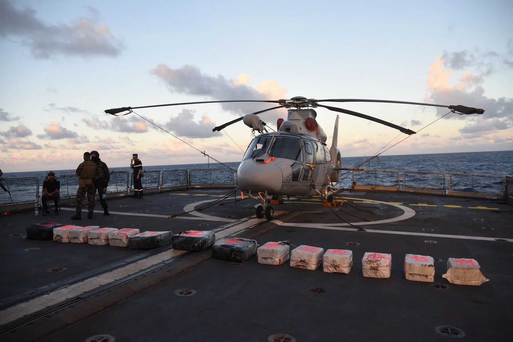 La drogue saisie sur la plateforme du Germinal
