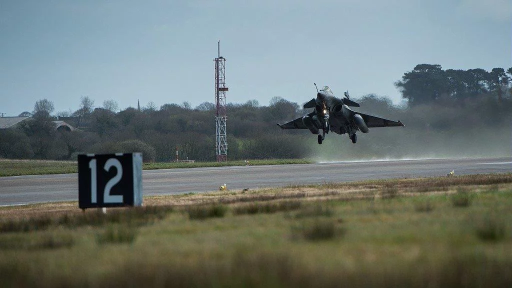 Atterrissage d'un Rafale Marine