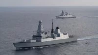 Frégates étrangères participant à l'exercice Orion