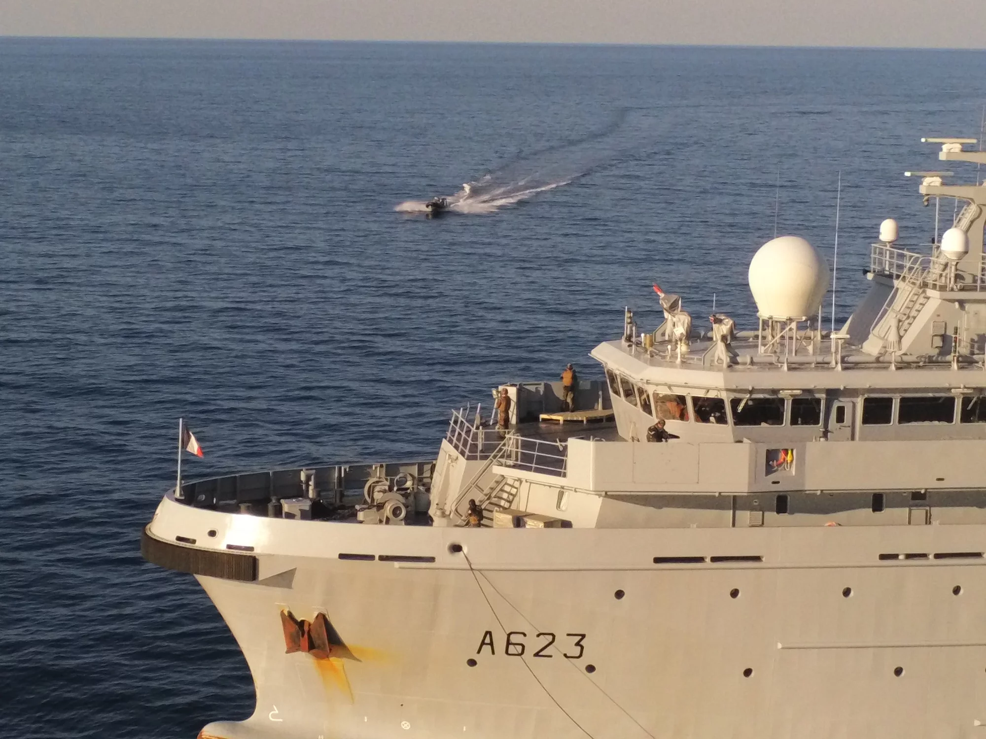 Le bâtiment de soutien et d’assistance outre-mer (BSAOM) Champlain