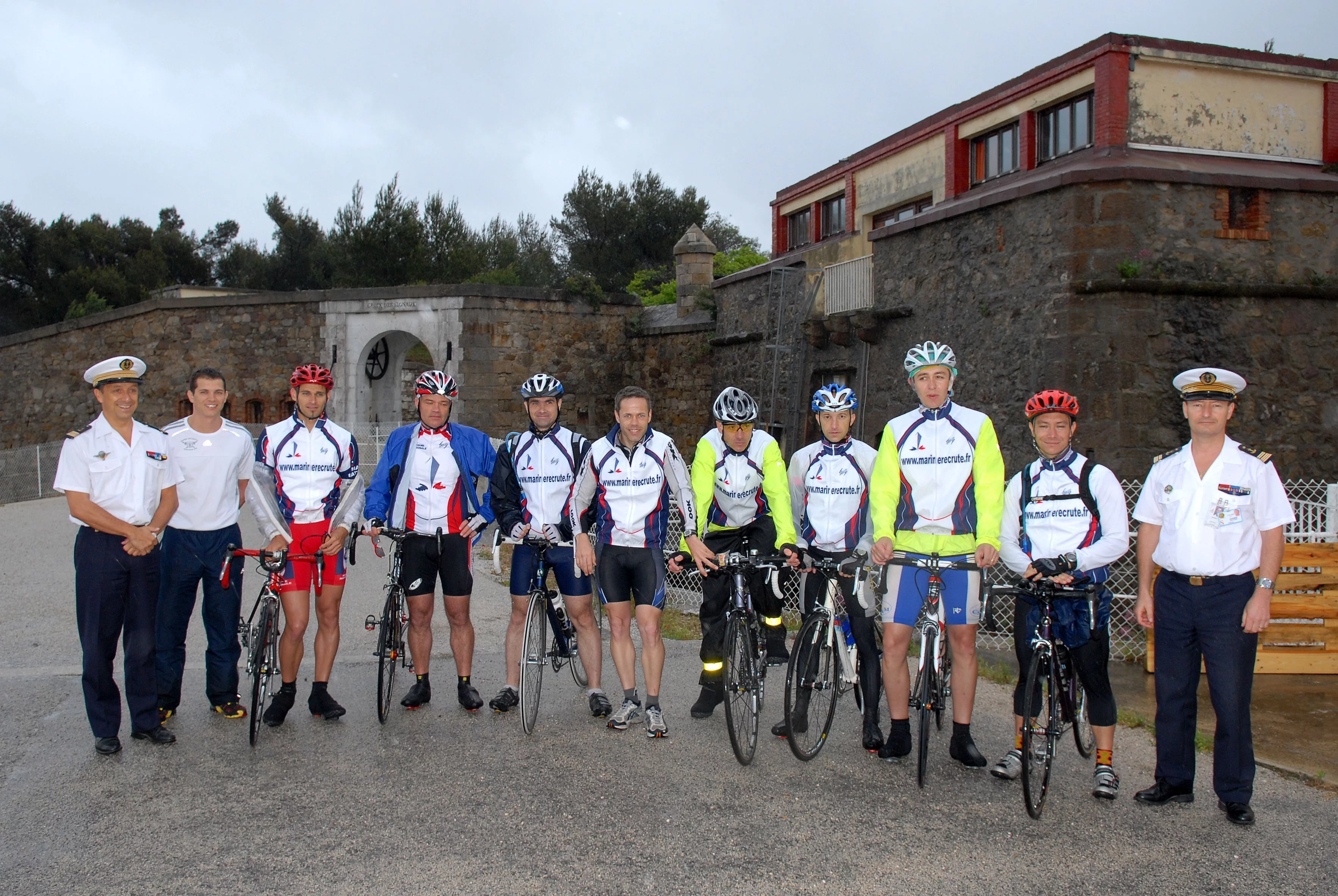 Le groupe avant le départ