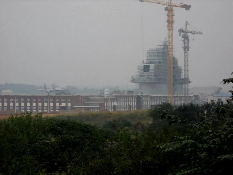 Maquette de l'îlot sur le toit de l'institut Wuhan