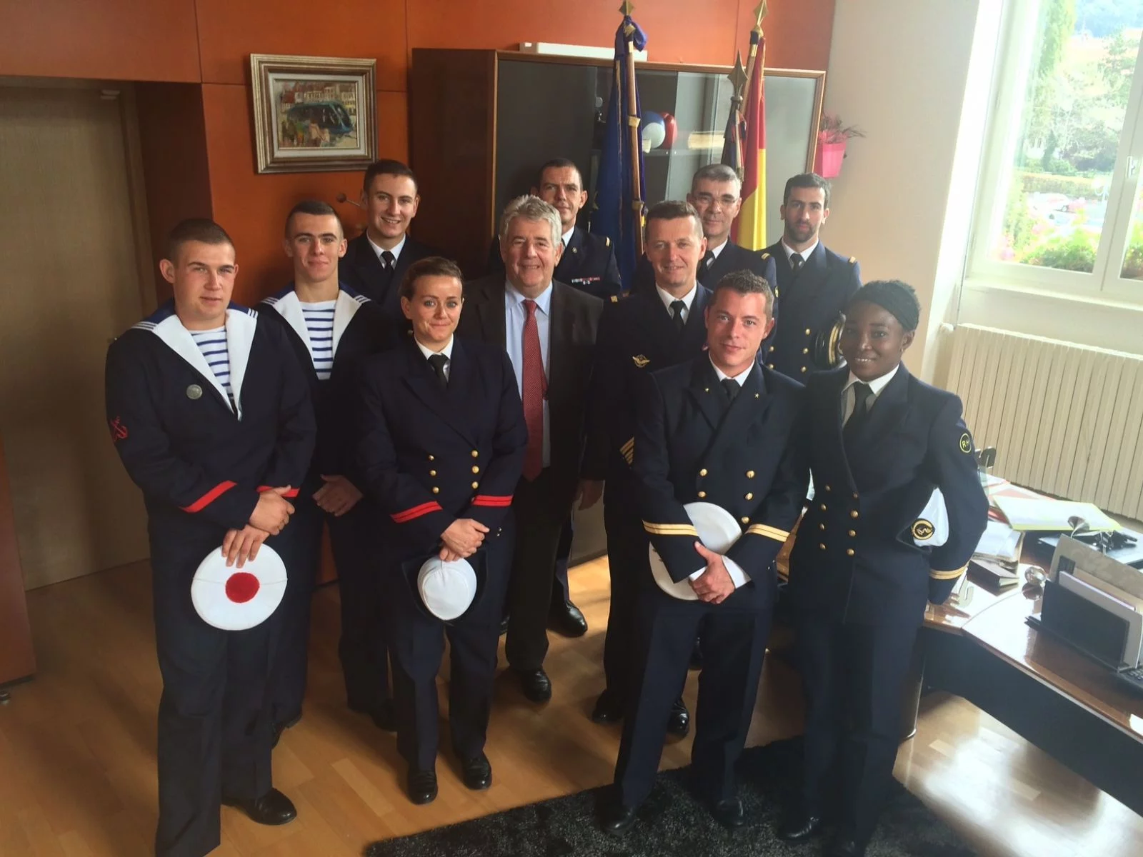 La délégation du Jean de Vienne à Besançon