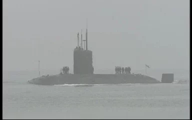 Le HMS Sceptre rentre Ã  Faslane