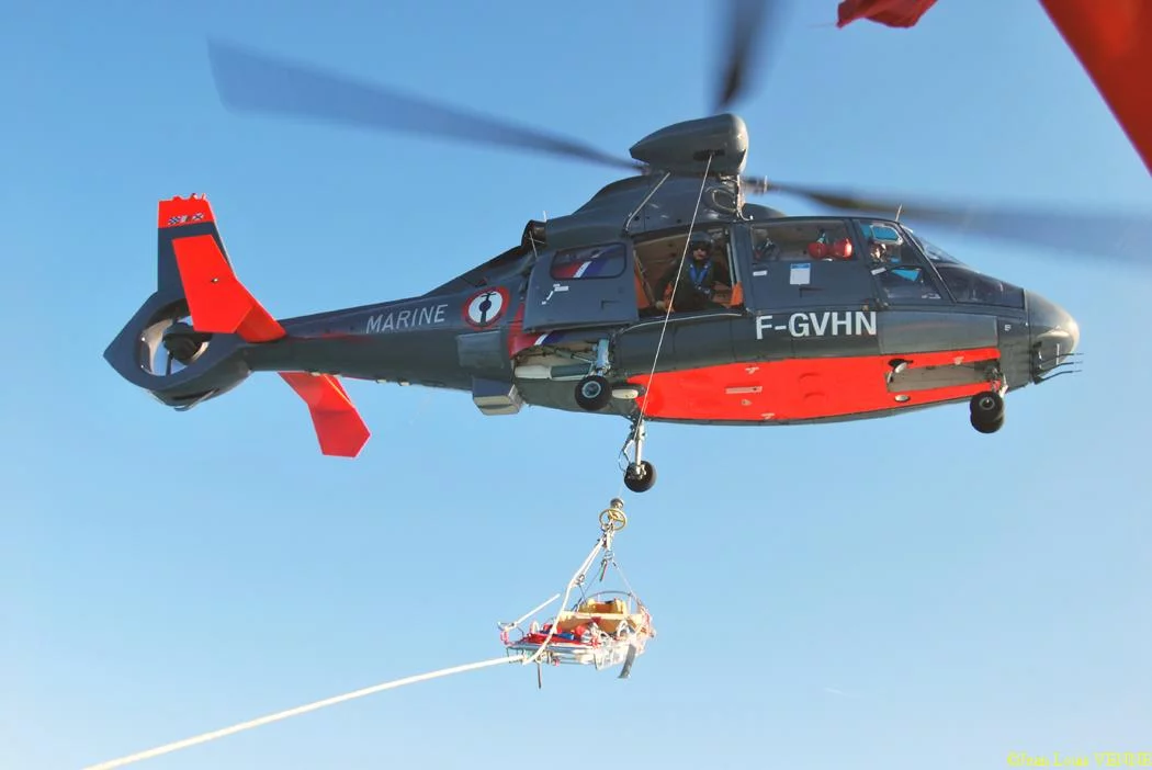 L'hélicoptère Dauphin de service public