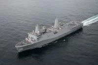 Le transport de chalands de débarquement USS John P. Murtha