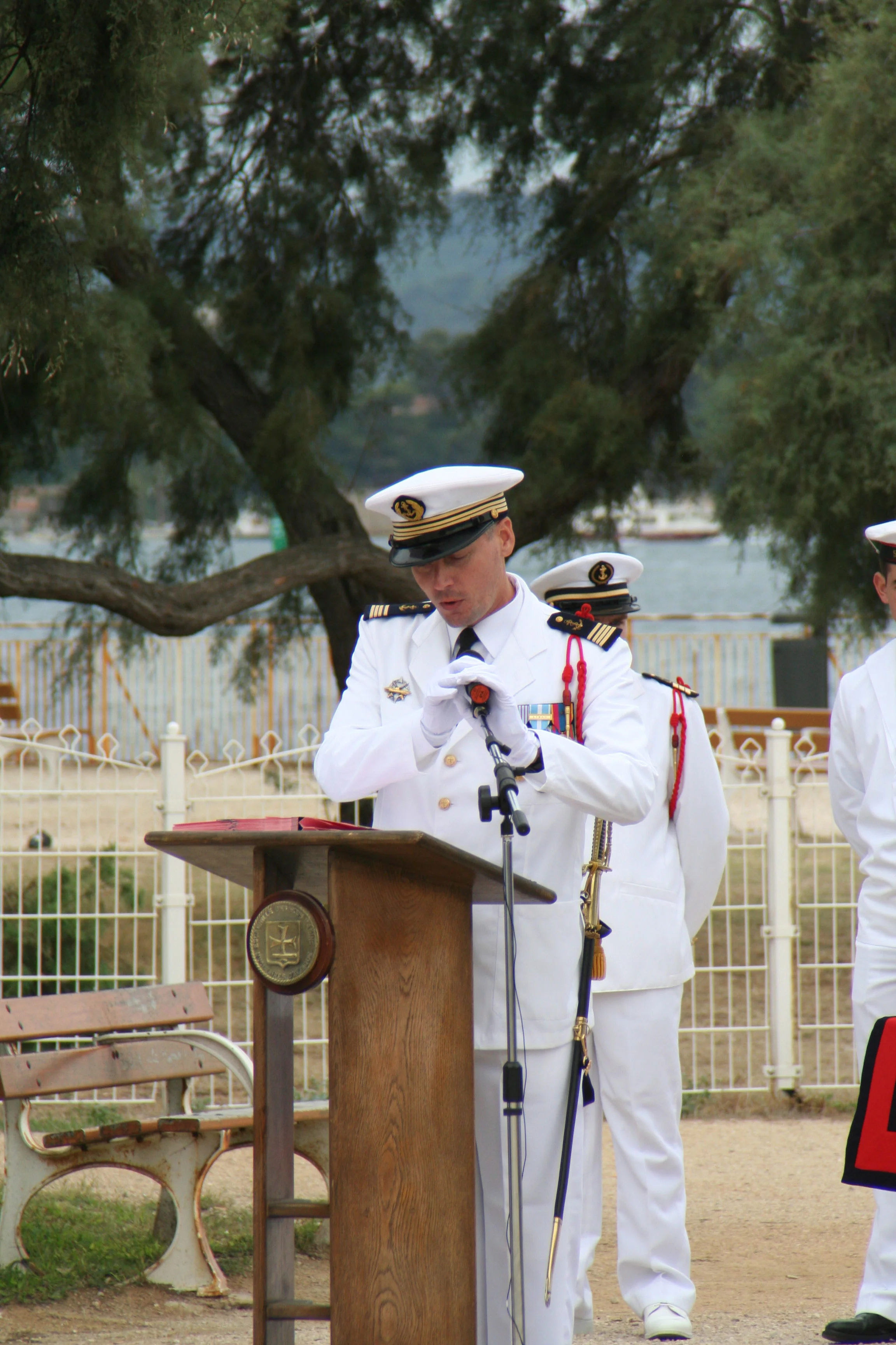 Allocution du nouveau commandant
