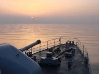 Lever de soleil sur le Blaison