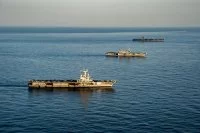 Les porte-avions Charles de Gaulle, USS Harry S. Truman et ITS Cavour