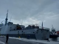 La frégate Aquitaine fait escale à Stockholm