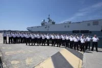 Les participants au stage des futurs commandants