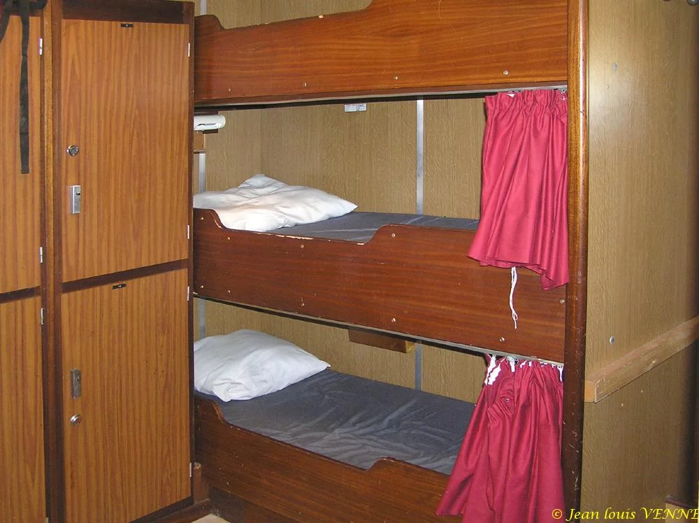Les couchettes de l'équipage