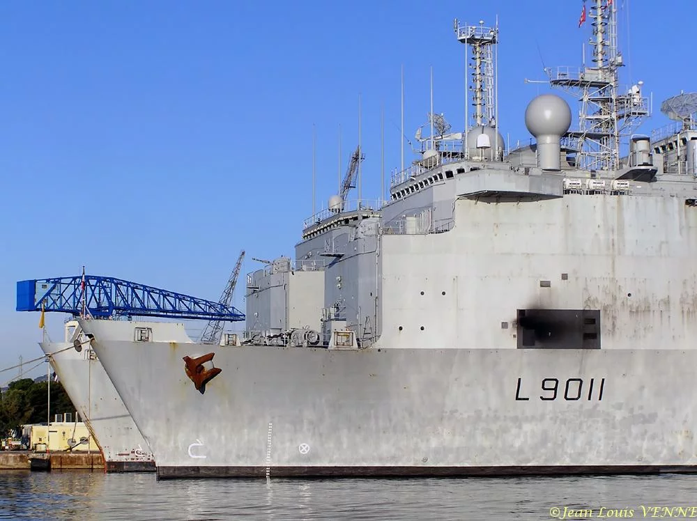 Le Foudre et le Siroco au quai dâ€™honneur de Toulon