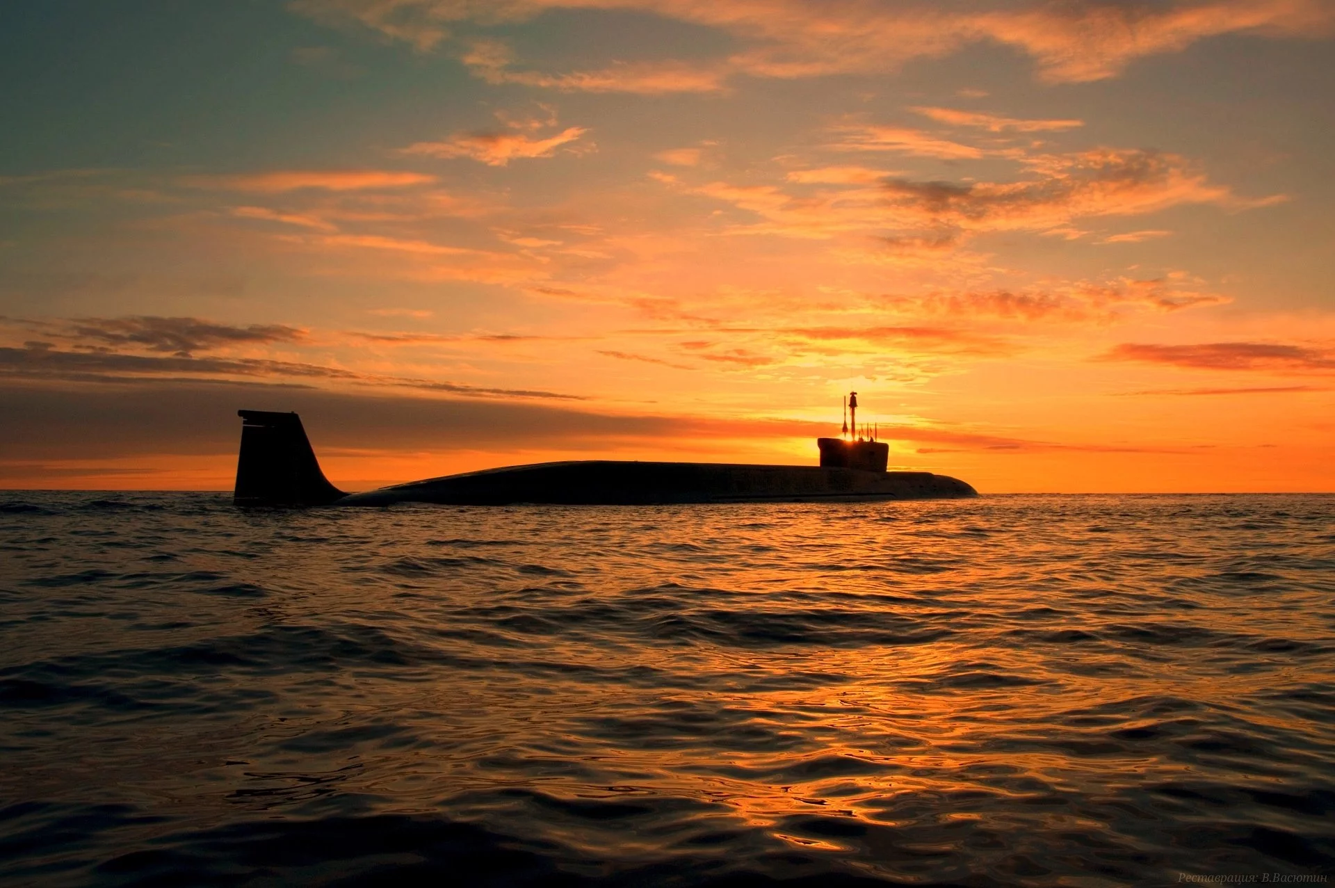 Un sous-marin nucléaire lanceur d’engins russe de la classe Borei