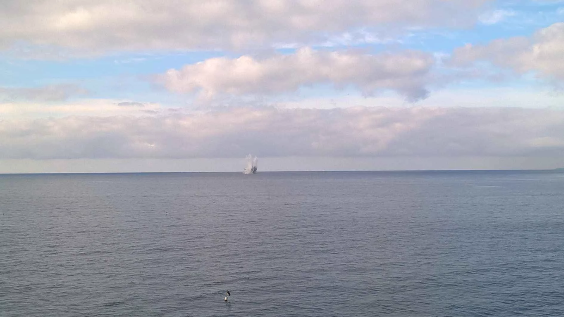 La munition découverte au large de la promenade des Anglais a été pétardée