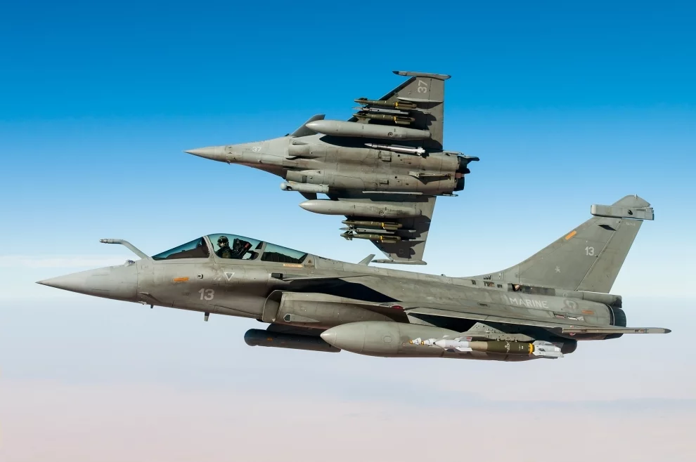 Deux Rafale Marine déployés en Jordanie dans le cadre de l'opération Chammal