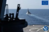La frégate Guépratte, vue depuis le Mistral
