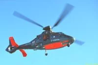 L'hélicoptère Dauphin de service public
