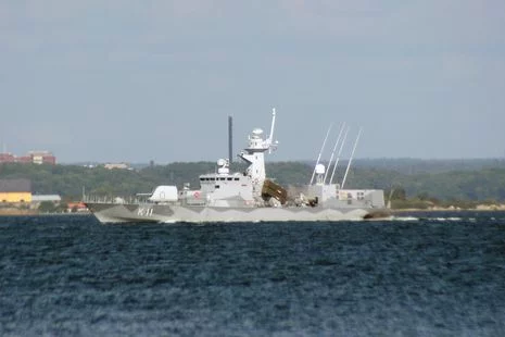La corvette suédoise HMS Stockholm