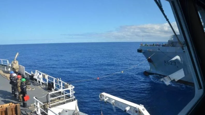 Présentation pour un ravitaillement à la mer