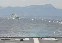 La frégate « Surcouf » en manœuvre avec la marine indienne