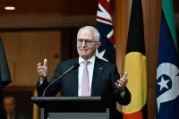 L'ancien premier ministre australien Malcolm Turnbull