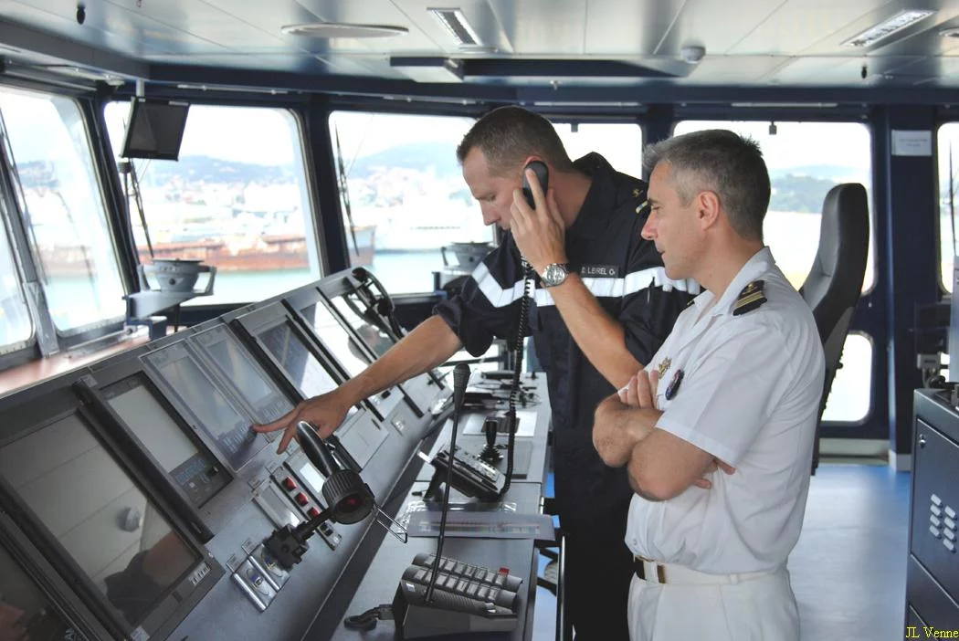 La passerelle du BPC Dixmude