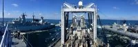 La Somme effectue un double ravitaillement à la mer au cours de l'exercice Northern Coast 2017