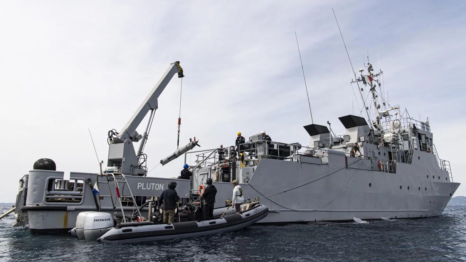 Le Bâtiment base de plongeurs démineurs (BBPD) Pluton