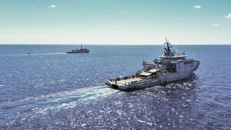 Un bâtiment de soutien et d’assistance métropolitain participe à l'exercice Sea Border