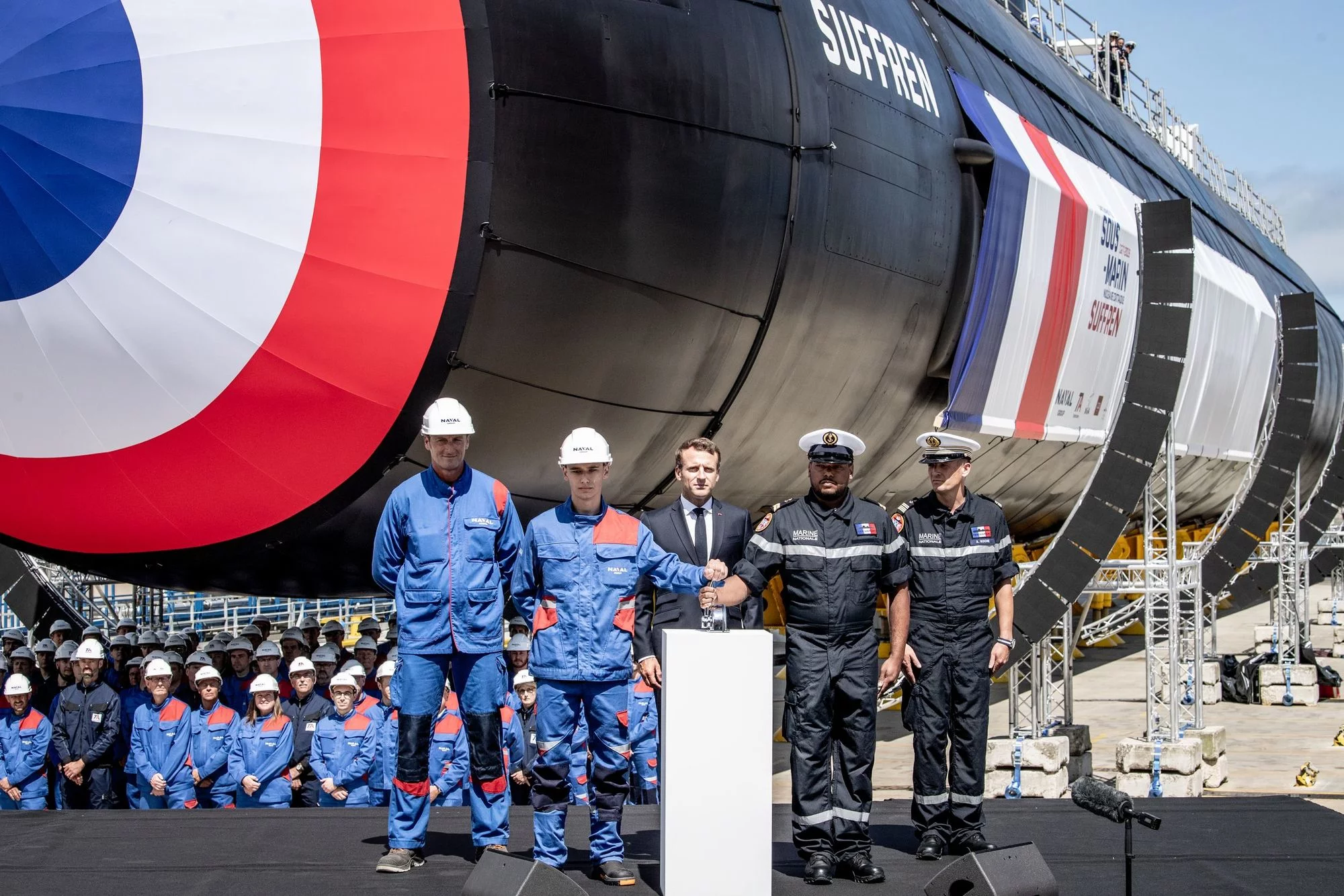 Inauguration du sous-marin Suffren