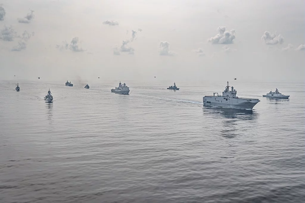 Les participants de l'exercice LA PÉROUSE