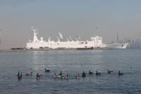 Le Monge accosté au « Homeport Pier » de New York