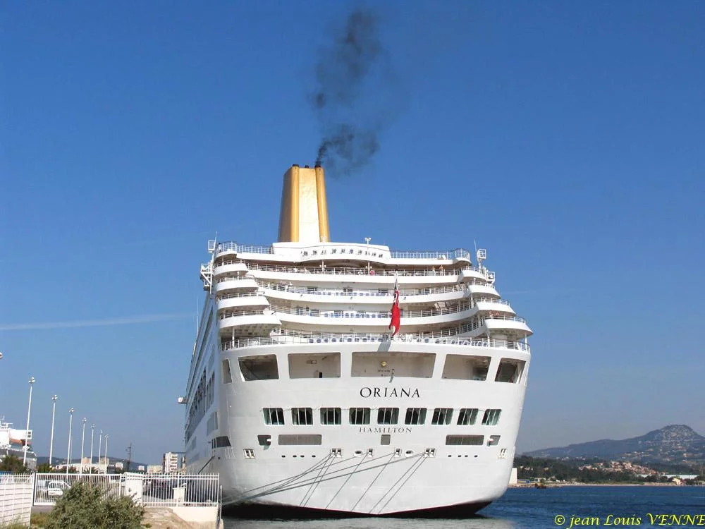 Le paquebot Oriana à La Seyne-sur-Mer
